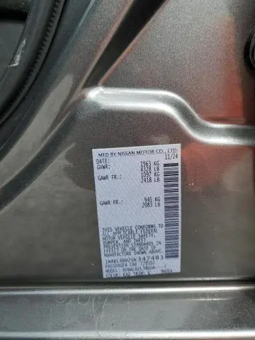 2025 NISSAN ALTIMA SV  