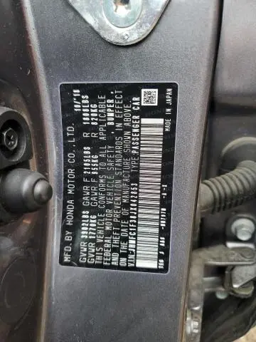 2018 HONDA CIVIC EX