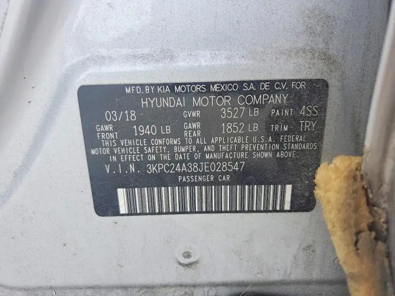 2018 HYUNDAI ACCENT SE  