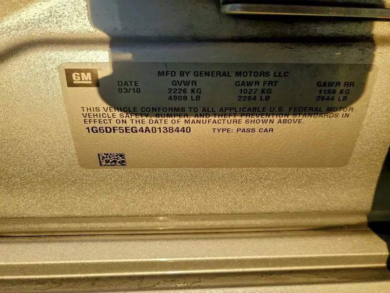 2010 CADILLAC CTS LUXURY COLLECTION  