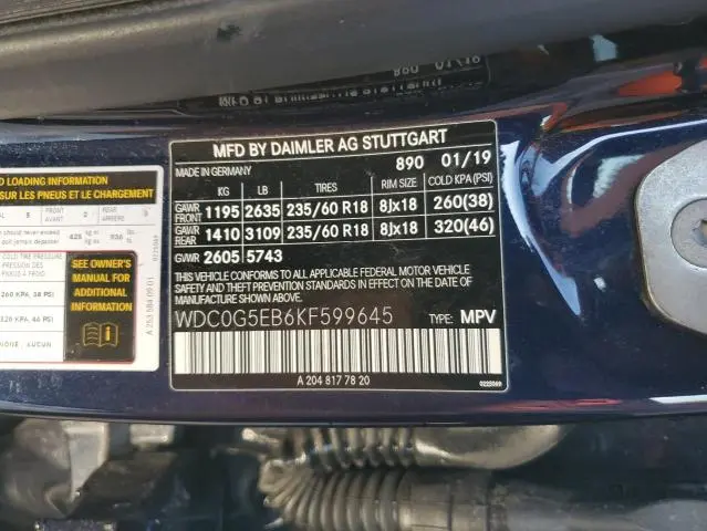 2019 MERCEDES-BENZ GLC 350E  