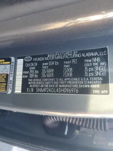 2025 HYUNDAI SANTA FE SEL  