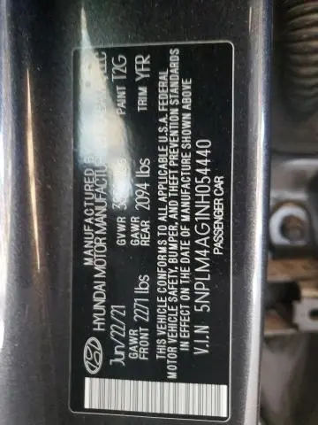 2022 HYUNDAI ELANTRA SEL  