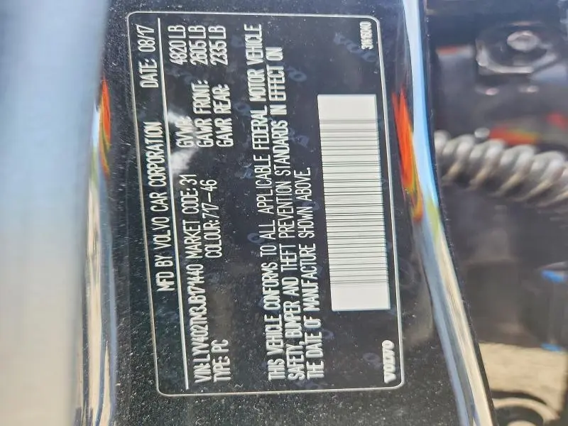 2018 VOLVO S60 PLATINUM  