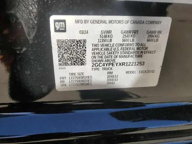 2024 CHEVROLET SILVERADO K2500 HEAVY DUTY LTZ  