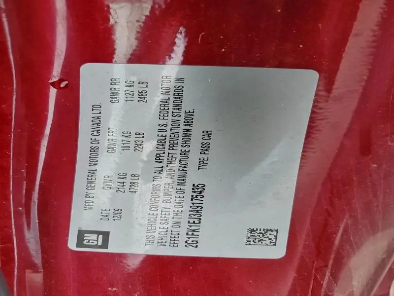 2010 CHEVROLET CAMARO SS  