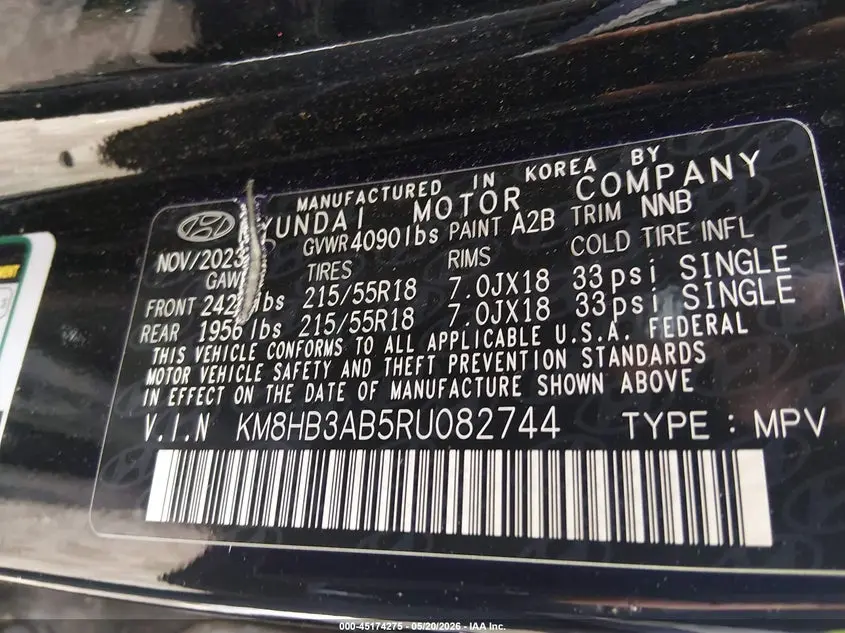 2024 HYUNDAI KONA SEL