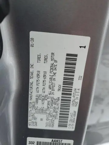 2020 TOYOTA TUNDRA CREWMAX LIMITED  