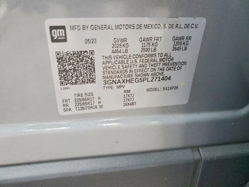 2023 CHEVROLET EQUINOX LS  