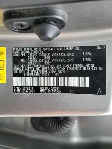 2017 LEXUS RX 350 BASE  