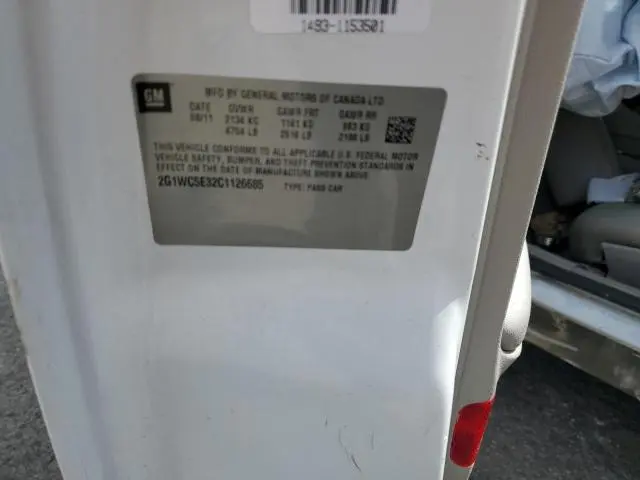 2012 CHEVROLET IMPALA LTZ  