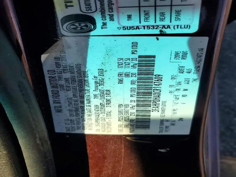2012 FORD FUSION SE  