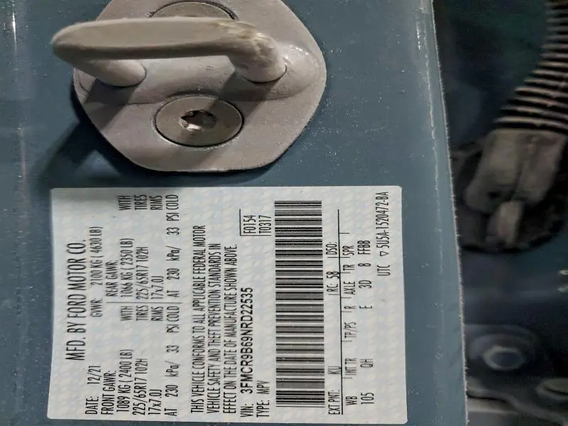 2022 FORD BRONCO SPORT BIG BEND  