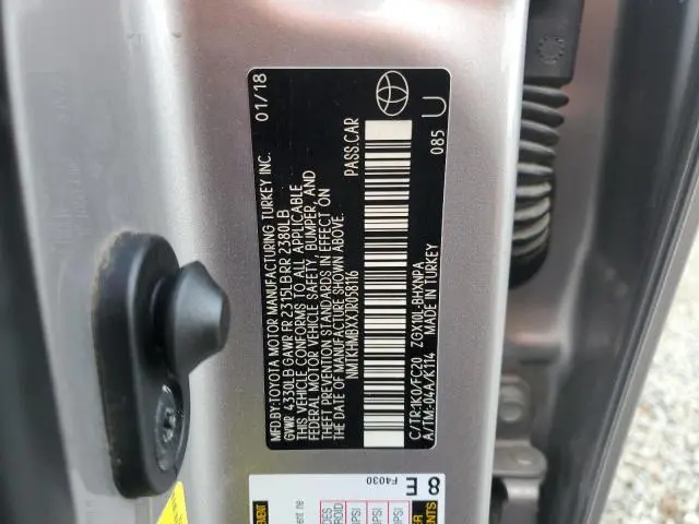 2018 TOYOTA C-HR XLE  