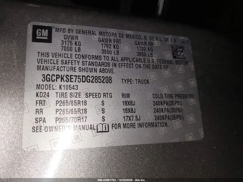 2013 CHEVROLET SILVERADO 1500 LT