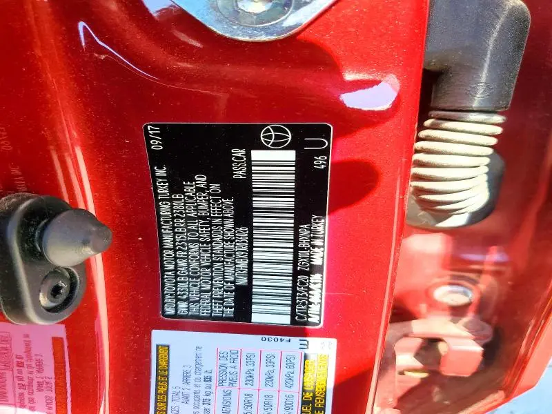 2018 TOYOTA C-HR XLE PREMIUM  