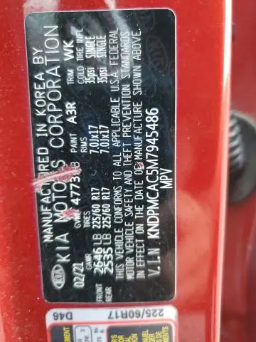 2021 KIA SPORTAGE LX  