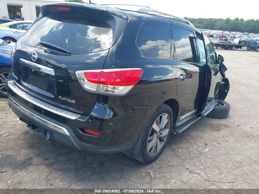 2014 NISSAN PATHFINDER PLATINUM