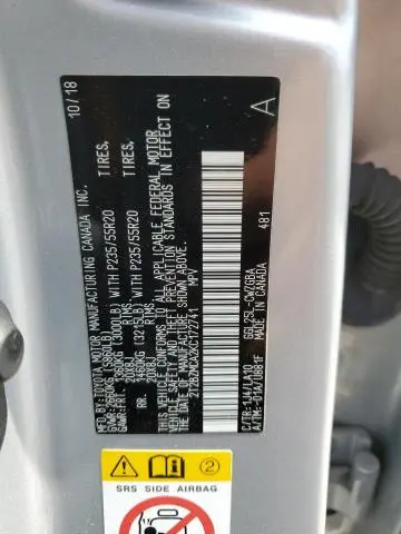 2019 LEXUS RX 350 BASE  