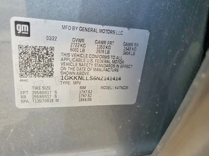 2022 GMC ACADIA AT4  