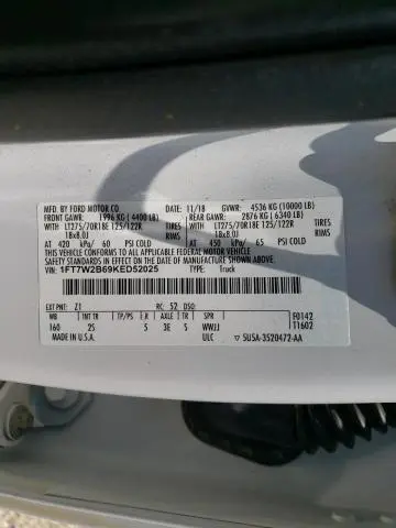 2019 FORD F250 SUPER DUTY  