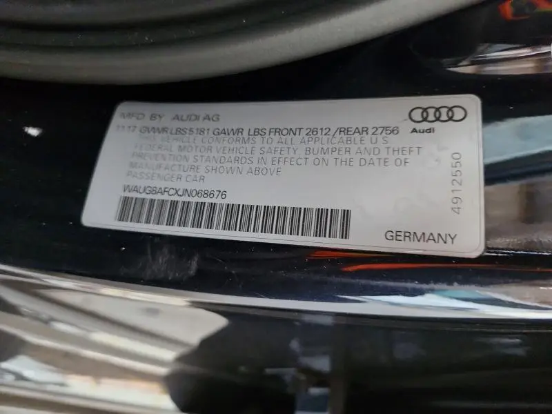 2018 AUDI A6 PREMIUM PLUS  