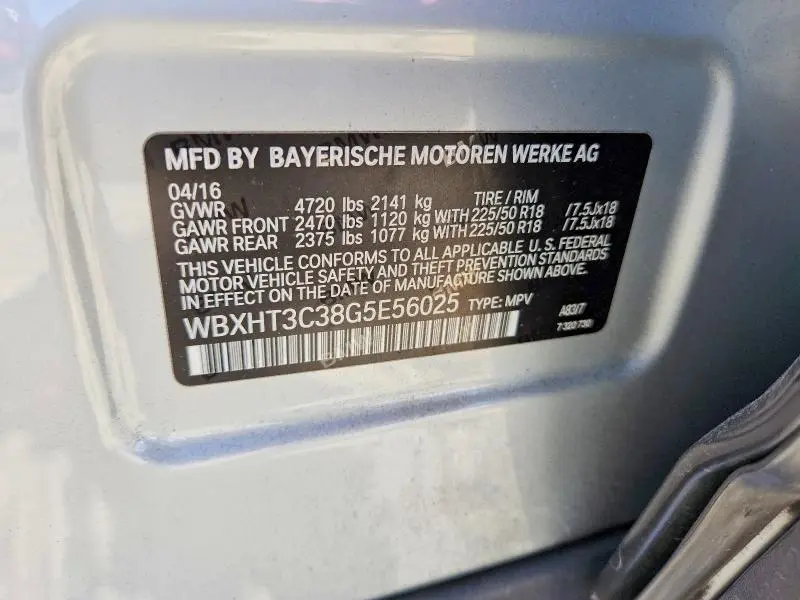2016 BMW X1 XDRIVE28I  