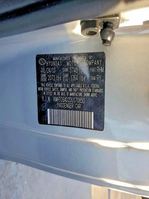 2013 HYUNDAI VELOSTER   