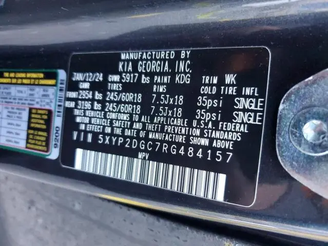 2024 KIA TELLURIDE LX  