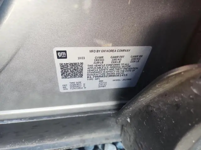 2024 CHEVROLET TRAILBLAZER LS  