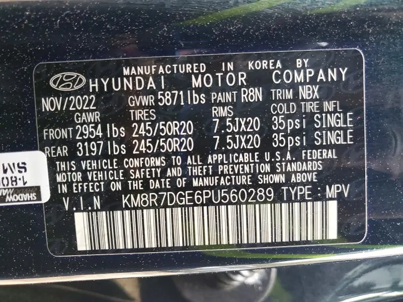 2023 HYUNDAI PALISADE CALLIGRAPHY  
