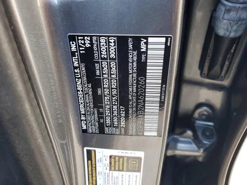 2022 MERCEDES-BENZ GLE 350 4MATIC  