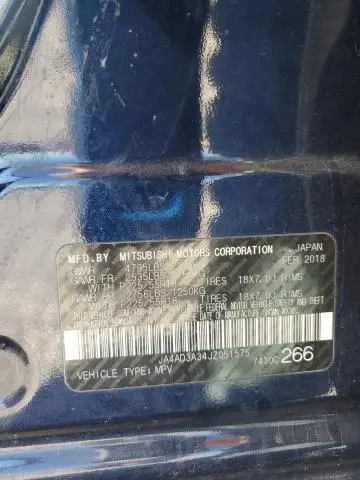 2018 MITSUBISHI OUTLANDER SE