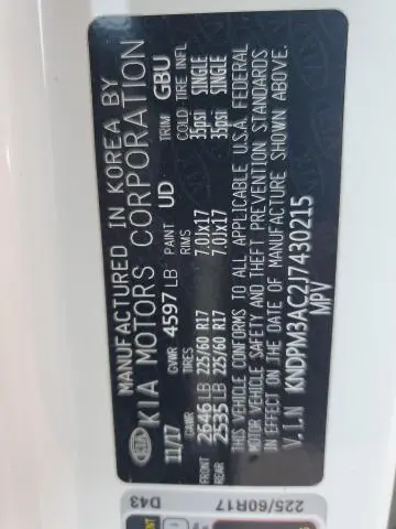 2018 KIA SPORTAGE LX  