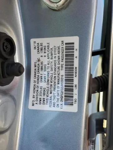 2018 HONDA CIVIC LX  