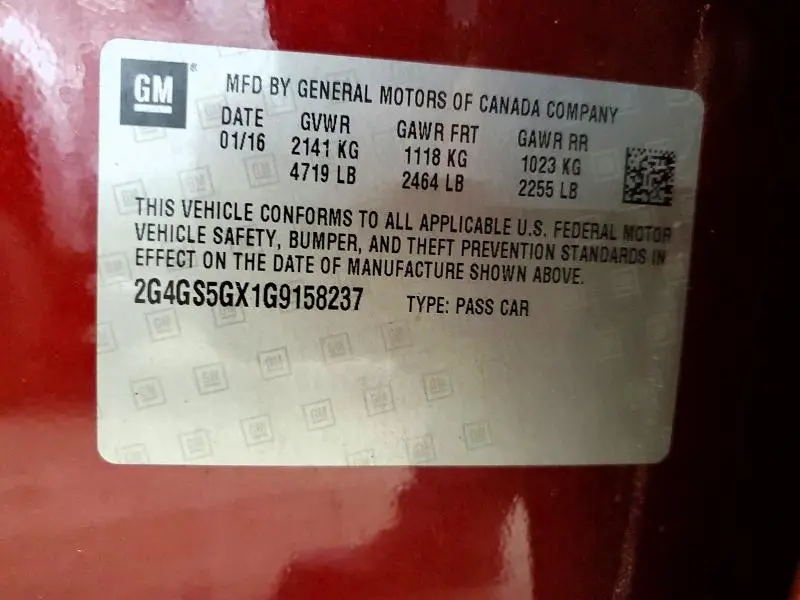 2016 BUICK REGAL PREMIUM  