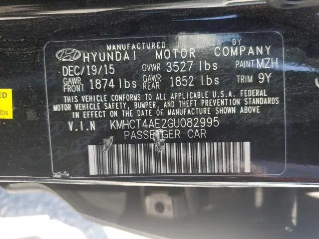 2016 HYUNDAI ACCENT SE  