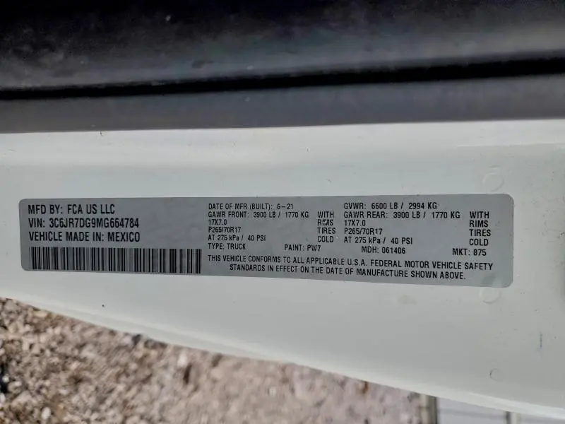 2021 RAM 1500 CLASSIC TRADESMAN  