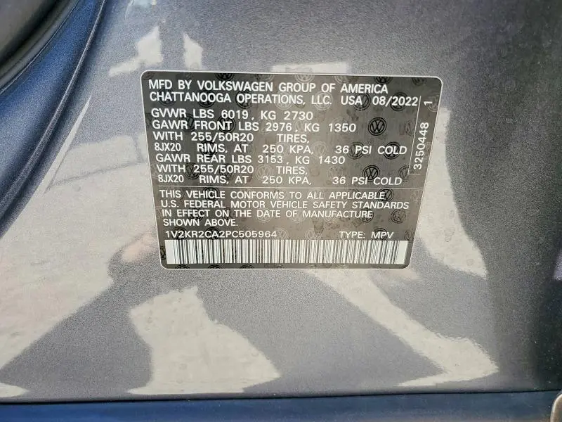 2023 VOLKSWAGEN ATLAS SE  