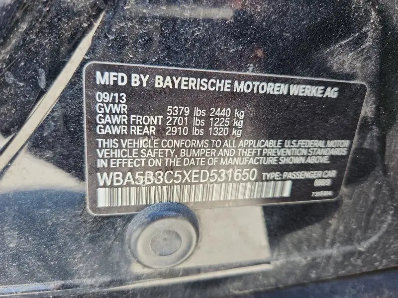 2014 BMW 535 XI  
