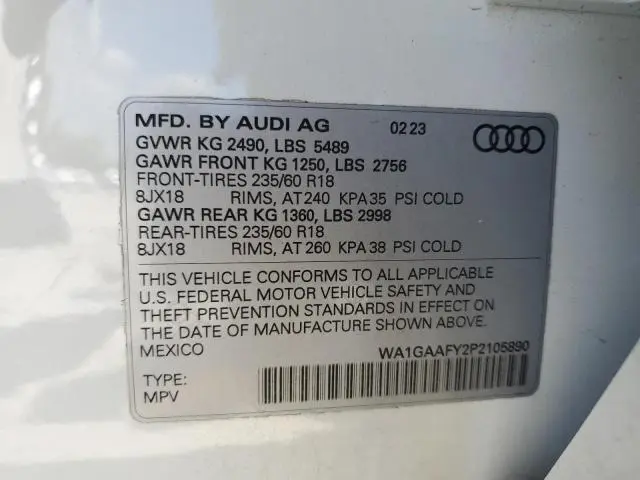 2023 AUDI Q5 PREMIUM 45  