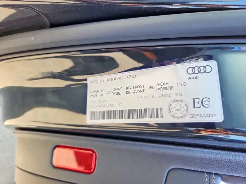 2020 AUDI S4 PRESTIGE  