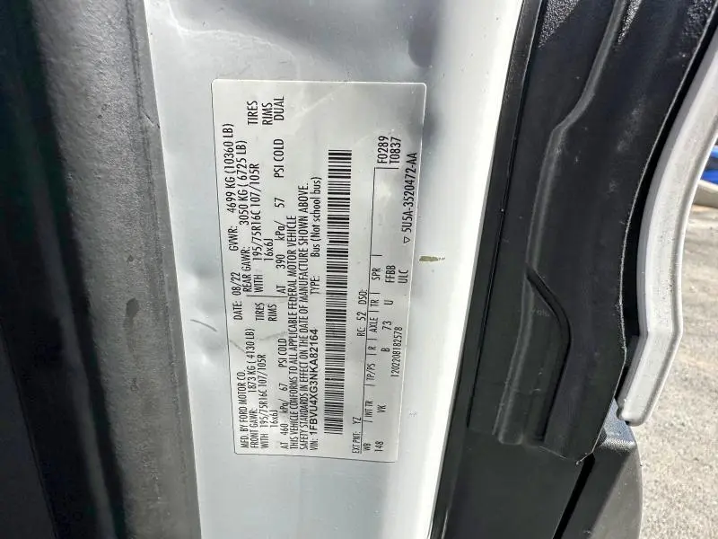 2022 FORD TRANSIT T-350 HD  