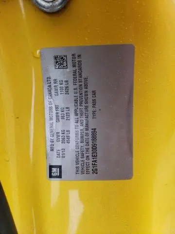 2013 CHEVROLET CAMARO LS  