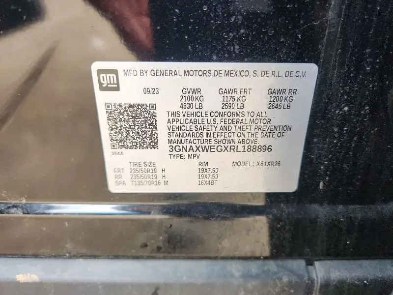 2024 CHEVROLET EQUINOX RS  