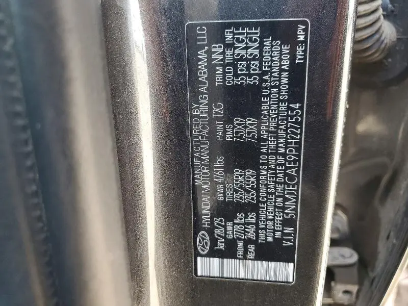 2023 HYUNDAI TUCSON LIMITED  