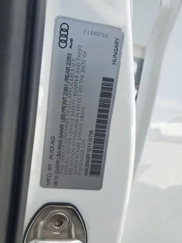 2016 AUDI A3 PREMIUM  