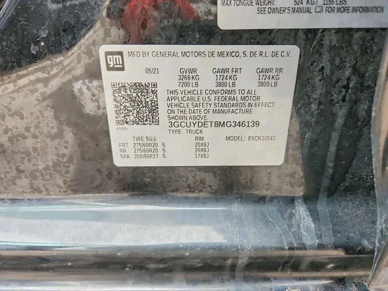 2021 CHEVROLET SILVERADO K1500 LT  