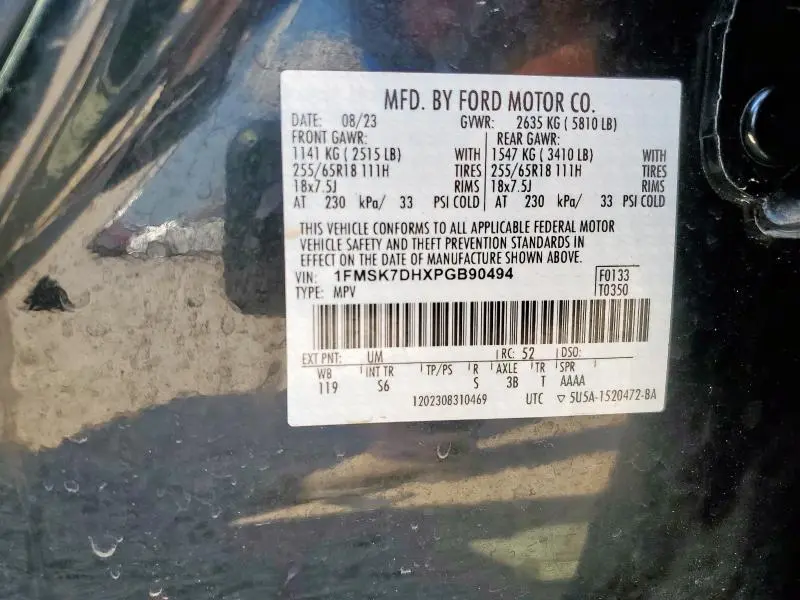 2023 FORD EXPLORER XLT  