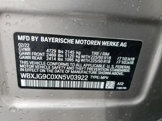 2022 BMW X1 XDRIVE28I